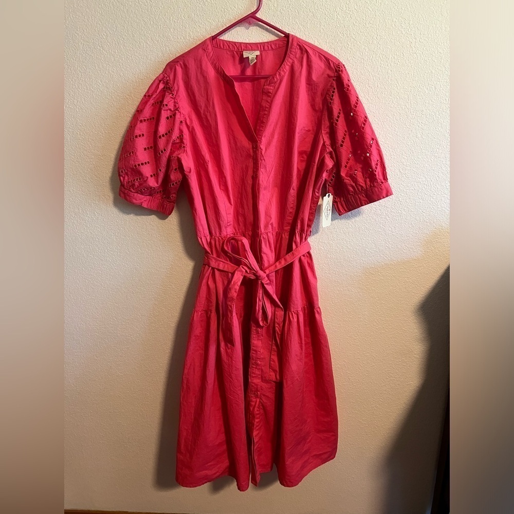 NWT St. John's Bay Pink Dress Size XXL